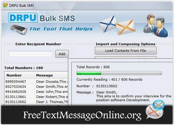 GSM Bulk SMS Online Free 8.2.1.0