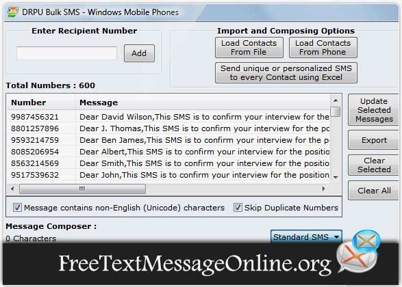 Bulk SMS Services 7.0.1.3