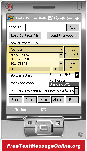 Text Message Software for Pocket PC