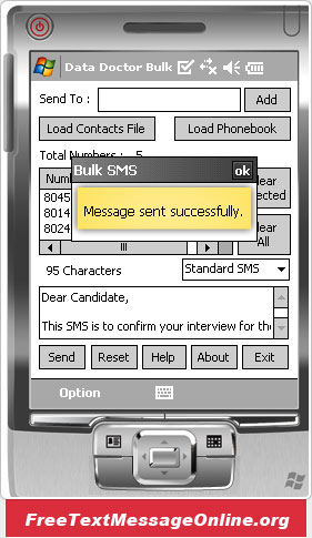 Text Message Software for Pocket PC