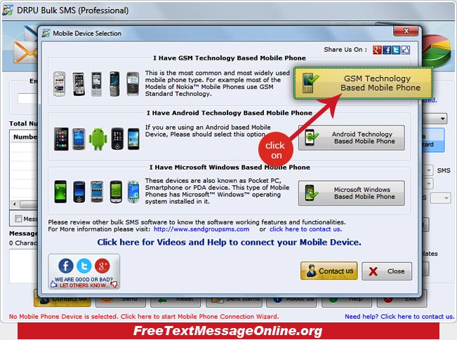 Text message software - professional sends instant mass text messages ...