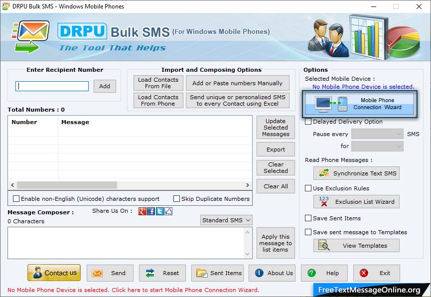 Text Message Software for Windows Mobile Phones